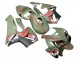 Lojas Carenagens Moto Honda CBR600RR 2005-2006 - Verde Vermelho Tubarão