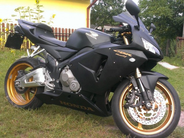 Lojas Carenagens Moto Honda CBR600RR 2005-2006 - Preto Fosco