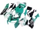 Lojas Carenagens Moto Honda CBR600RR 2005-2006 - Verde Claro Branco Preto Brilhante Joe Rocket