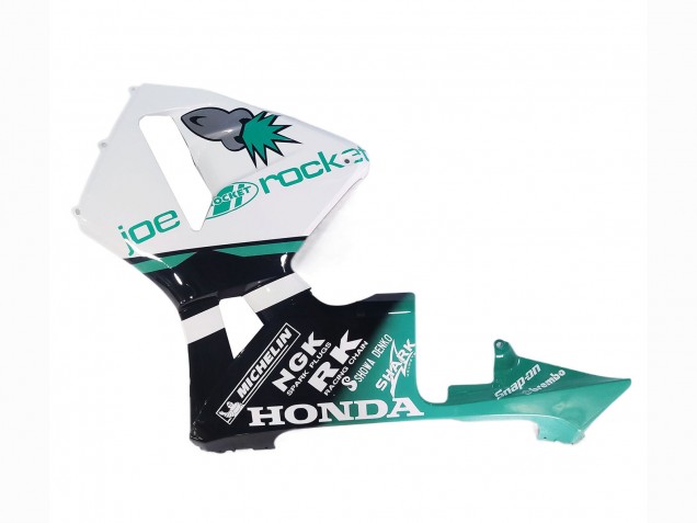 Lojas Carenagens Moto Honda CBR600RR 2005-2006 - Verde Claro Branco Preto Brilhante Joe Rocket
