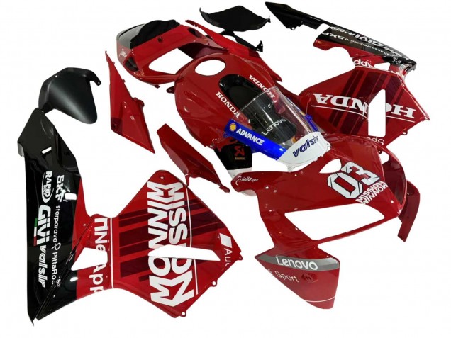 Lojas Carenagens Moto Honda CBR600RR 2005-2006 - Vermelho Preto Valsir 03