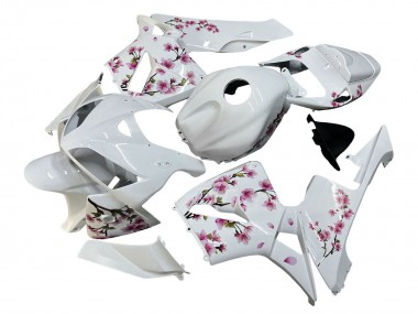 Lojas Carenagens Moto Honda CBR600RR 2005-2006 - Branco Cherry Blossom