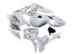 Lojas Carenagens Moto Honda CBR600RR 2005-2006 - Branco Cherry Blossom
