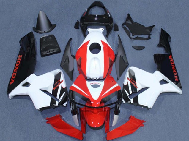 Lojas Carenagens Moto Honda CBR600RR 2005-2006 - Vermelho Branco Preto