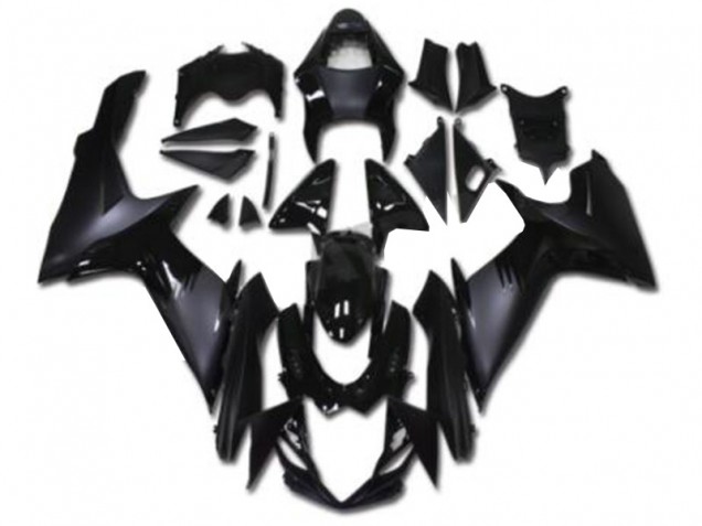 Lojas Carenagens Moto Suzuki GSXR 600/750 2011-2024 - Preto Brilhante Preto Fosco