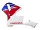 Lojas Carenagens Moto Honda CBR600RR 2005-2006 - Branco Azul Vermelho