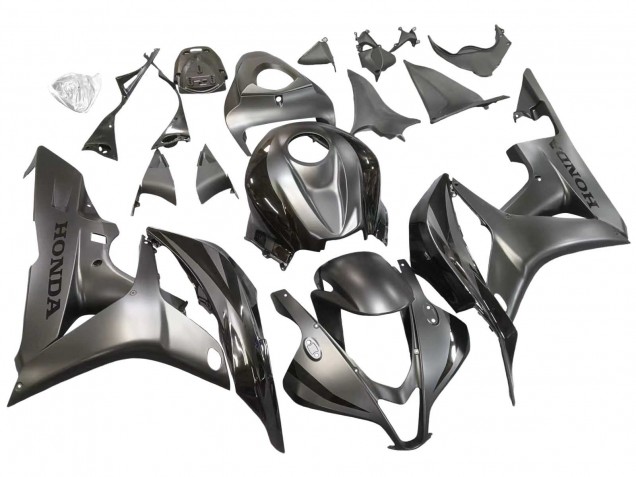 Lojas Carenagem Moto Honda CBR600RR 2007-2008 - Prata Preto Brilhante