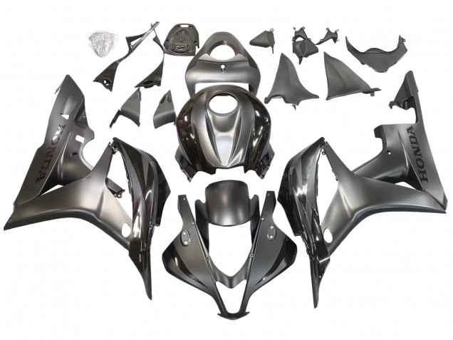 Lojas Carenagem Moto Honda CBR600RR 2007-2008 - Prata Preto Brilhante
