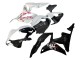 Lojas Carenagens Moto Honda CBR600RR 2007-2008 - Branco Cherry Blossom Preto Brilhante Divisão