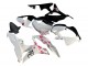 Lojas Carenagens Moto Honda CBR600RR 2007-2008 - Branco Cherry Blossom Preto Brilhante Divisão