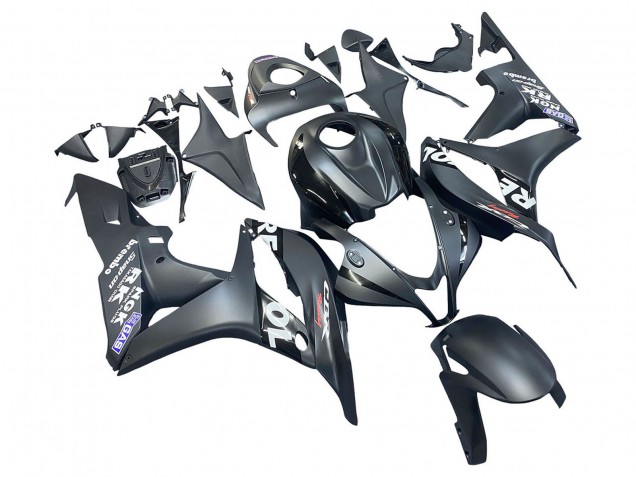 Lojas Carenagem Moto Honda CBR600RR 2007-2008 - Preto Fosco Branco Repsol