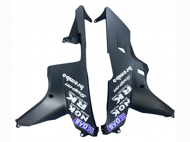 Lojas Carenagem Moto Honda CBR600RR 2007-2008 - Preto Fosco Branco Repsol