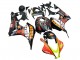 Lojas Carenagens Moto Honda CBR600RR 2007-2008 - Preto Fosco Laranja Vermelho Rossi Repsol 46