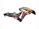 Lojas Carenagens Moto Honda CBR600RR 2007-2008 - Preto Fosco Laranja Vermelho Rossi Repsol 46