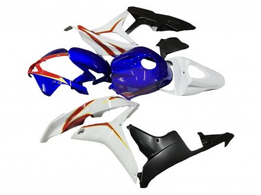 Lojas Carenagens Moto Honda CBR600RR 2007-2008 - Branco Azul Vermelho Preto Brilhante