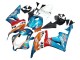 Lojas Carenagens Moto Honda CBR600RR 2007-2008 - Laranja Branco Vermelho Azul Repsol