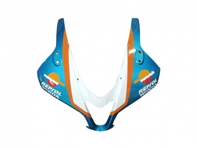 Lojas Carenagens Moto Honda CBR600RR 2007-2008 - Laranja Branco Vermelho Azul Repsol