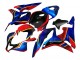 Lojas Carenagens Moto Honda CBR600RR 2007-2008 - Azul Vermelho Amarelo Preto Brilhante