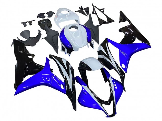 Lojas Carenagem Moto Honda CBR600RR 2007-2008 - Branco Azul Preto Brilhante