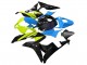 Lojas Carenagens Moto Honda CBR600RR 2007-2008 - Azul Amarelo Preto Brilhante