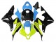Lojas Carenagens Moto Honda CBR600RR 2007-2008 - Azul Amarelo Preto Brilhante