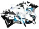 Lojas Carenagens Moto Honda CBR600RR 2007-2008 - Branco Azul Claro Preto Brilhante