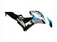 Lojas Carenagens Moto Honda CBR600RR 2007-2008 - Branco Azul Claro Preto Brilhante