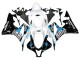 Lojas Carenagens Moto Honda CBR600RR 2007-2008 - Branco Azul Claro Preto Brilhante