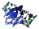 Lojas Carenagens Moto Honda CBR600RR 2007-2008 - Azul Verde MoviStar Castrol
