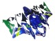 Lojas Carenagens Moto Honda CBR600RR 2007-2008 - Azul Verde MoviStar Castrol