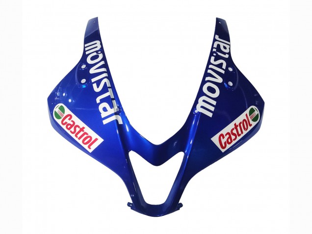 Lojas Carenagens Moto Honda CBR600RR 2007-2008 - Azul Verde MoviStar Castrol