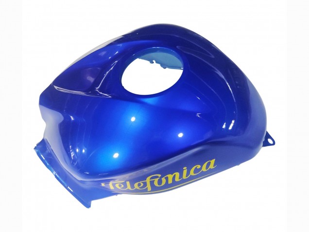 Lojas Carenagens Moto Honda CBR600RR 2007-2008 - Azul Verde MoviStar Castrol