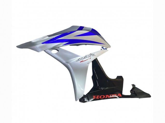 Lojas Carenagens Moto Honda CBR600RR 2007-2008 - Prata Azul Preto Brilhante Corrida