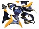 Lojas Carenagens Moto Honda CBR600RR 2007-2008 - Laranja Azul Escuro Trick Star 06