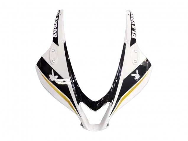 Lojas Carenagem Moto Honda CBR600RR 2007-2008 - Branco Ouro Preto Brilhante Playboy