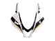 Lojas Carenagem Moto Honda CBR600RR 2007-2008 - Branco Ouro Preto Brilhante Playboy