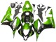 Lojas Kits Carenagem Moto Honda CBR600RR 2007-2008 - Verde Preto Brilhante