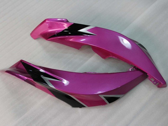 Lojas Carenagens Moto Honda CBR600RR 2007-2008 - Rosa Preto Brilhante Corrida