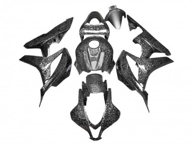 Lojas Carenagens Moto Honda CBR600RR 2007-2008 - Preto Forjado Fibra de Carbono