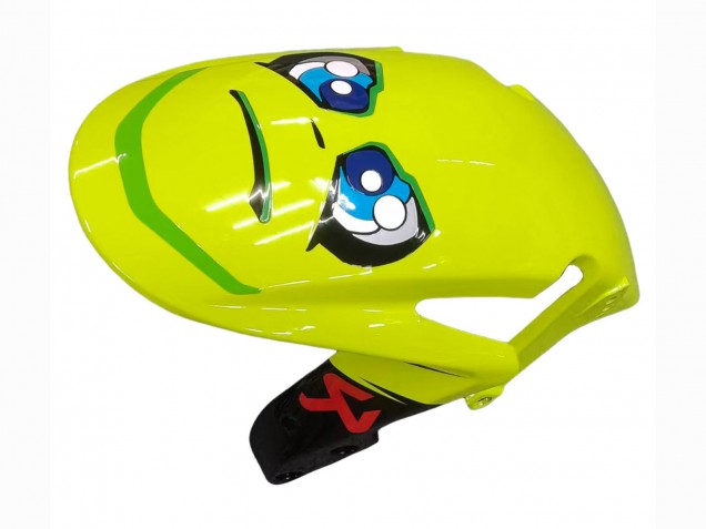 Lojas Carenagens Moto Honda CBR600RR 2007-2008 - Verde Amarelo Preto Brilhante Tubarão 46