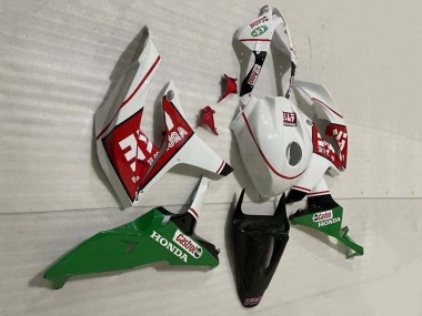 Lojas Carenagens Moto Honda CBR600RR 2007-2008 - Branco Verde Vermelho Castrol