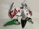 Lojas Carenagens Moto Honda CBR600RR 2007-2008 - Branco Verde Vermelho Castrol