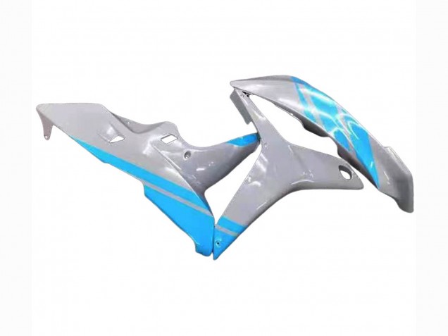 Lojas Carenagens Moto Honda CBR600RR 2007-2008 - Cinzento Brilhante Azul Claro