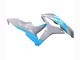 Lojas Carenagens Moto Honda CBR600RR 2007-2008 - Cinzento Brilhante Azul Claro