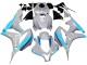 Lojas Carenagens Moto Honda CBR600RR 2007-2008 - Cinzento Brilhante Azul Claro
