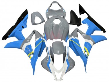 Lojas Carenagens Moto Honda CBR600RR 2007-2008 - Nardo Cinzento Azul Branco Preto Brilhante