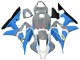 Lojas Carenagens Moto Honda CBR600RR 2007-2008 - Nardo Cinzento Azul Branco Preto Brilhante