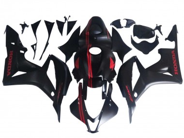 Lojas Carenagens Moto Honda CBR600RR 2007-2008 - Preto Fosco Vermelho