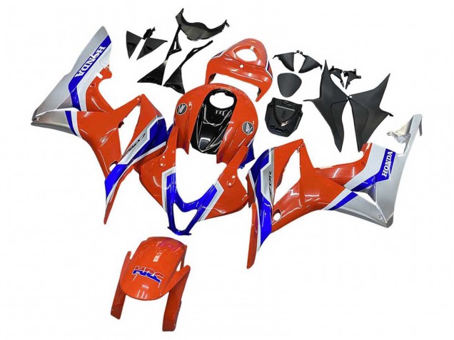 Lojas Carenagens Moto Honda CBR600RR 2007-2008 - Prata Azul Vermelho HRC