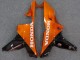 Lojas Carenagens Moto Honda CBR600RR 2007-2008 - Preto Brilhante Laranja Chama